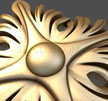 3D мадэль Морские цветы (STL)